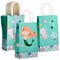 24 Pack Mermaid Gift Bags with Handles for Party Favors, Goodies, Treats (5.3 x 3.2 x 9 In)